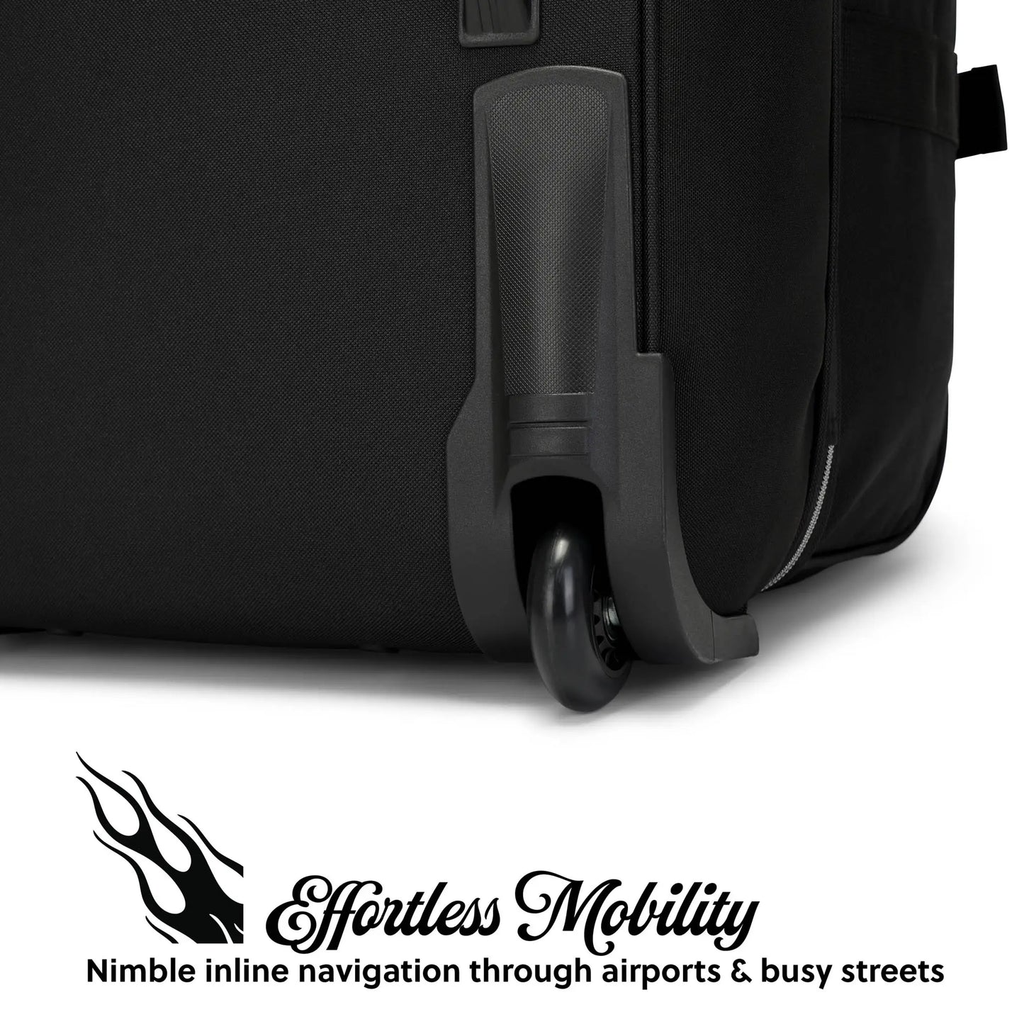 Signature Patch 20" Carry-on Rolling Duffel-4