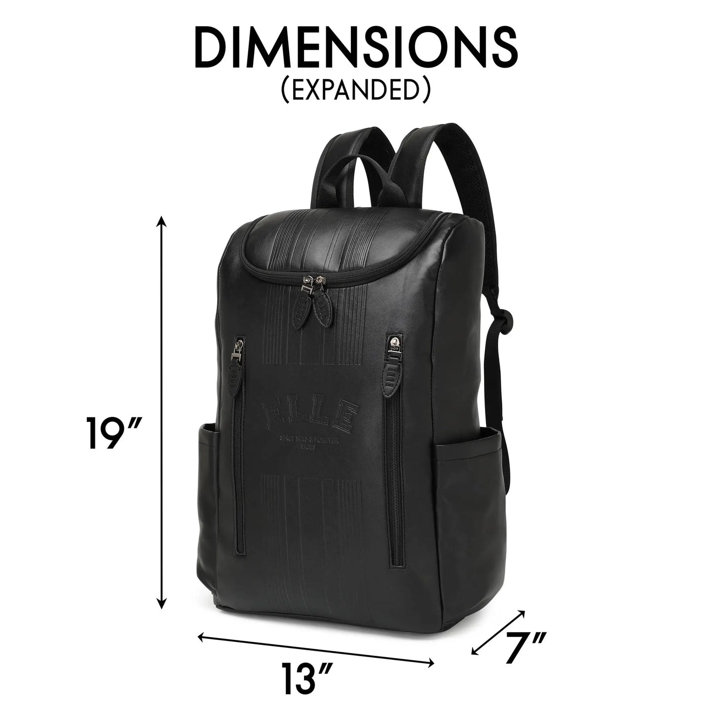 Roamer Vegan Leather Backpack-4