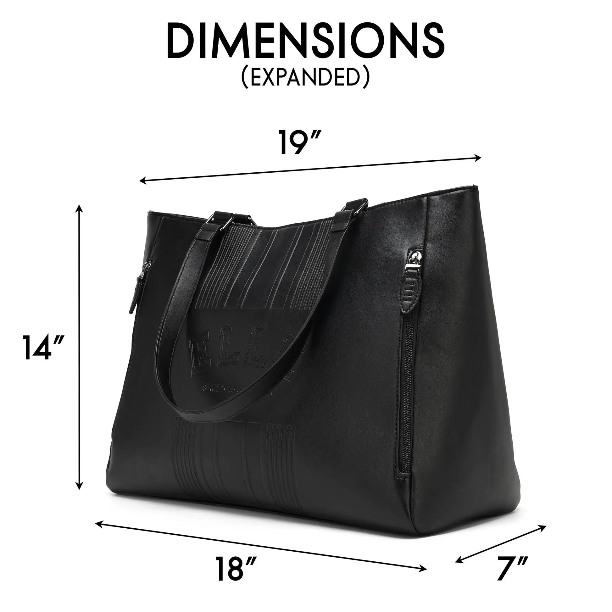 Roamer Vegan Leather Weekender Tote Bag-4