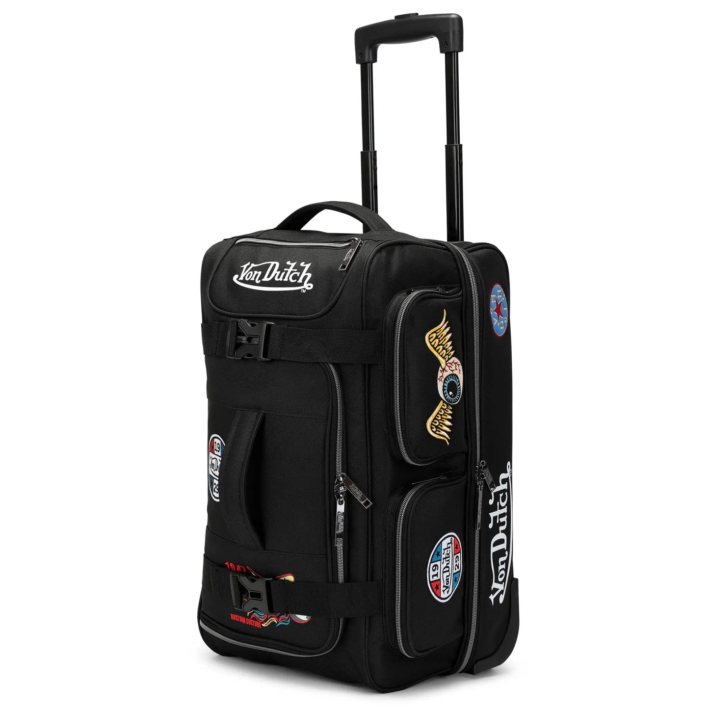 Signature Patch 20" Carry-on Rolling Duffel-0