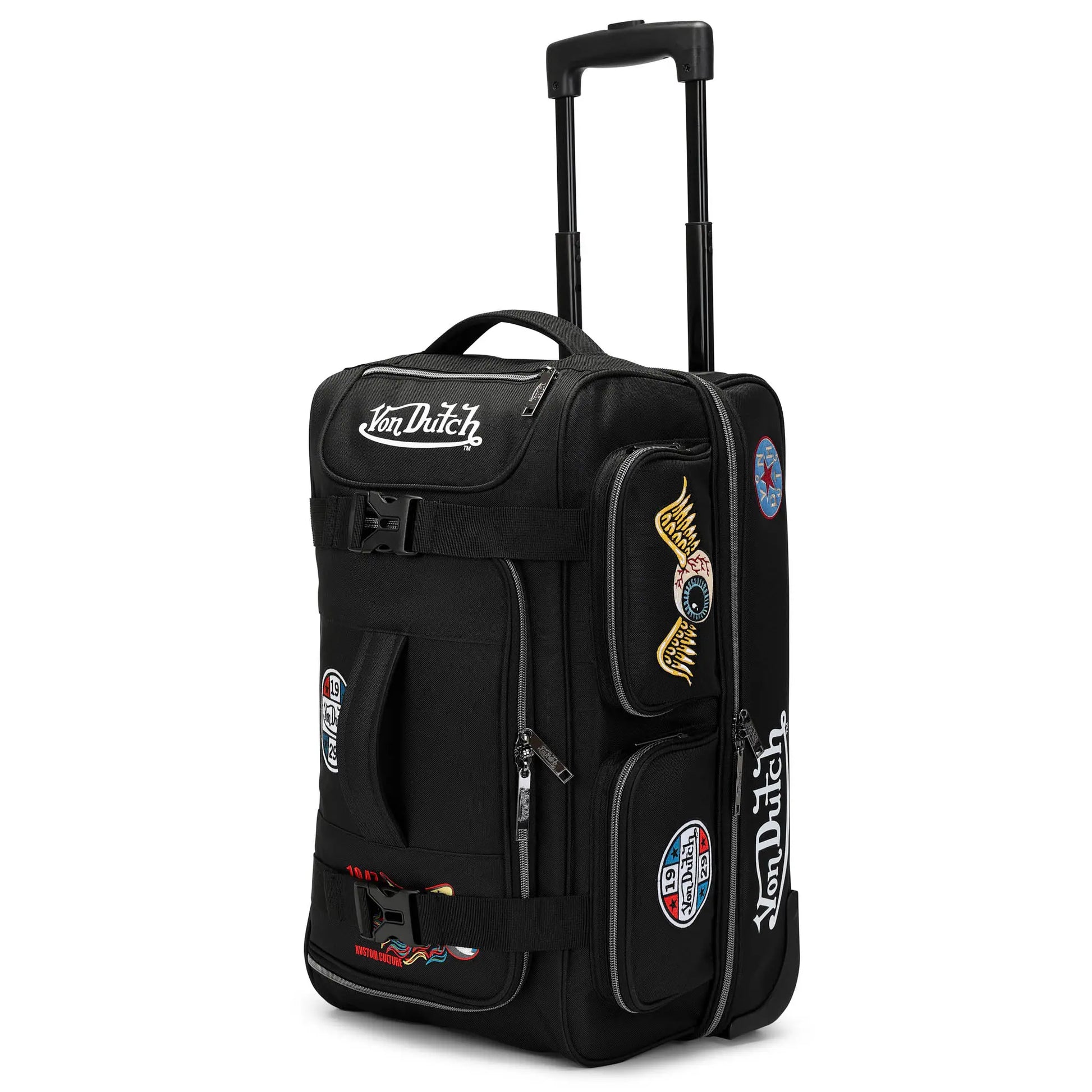 Signature Patch 20" Carry-on Rolling Duffel-0