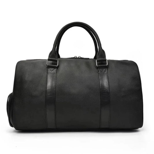 The Endre Weekender | Vintage Leather Duffle Bag-0